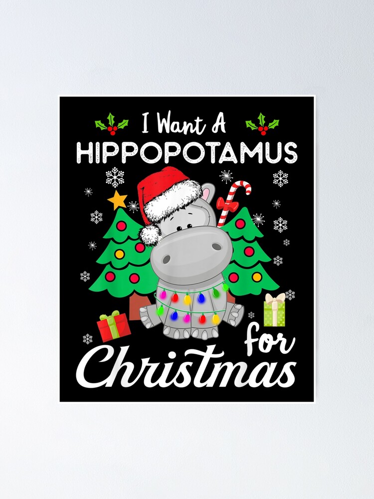 Hippo christmas outlet sweater