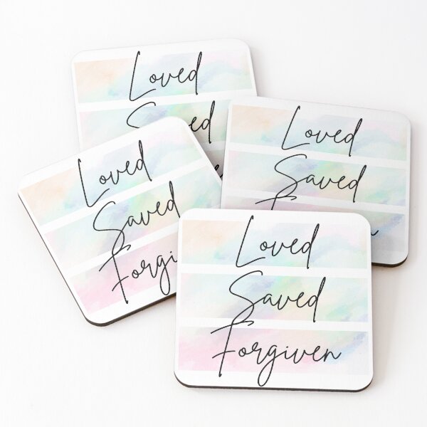 Item preview, Loved Saved Forgiven designed and sold by With Graceful Purpose.