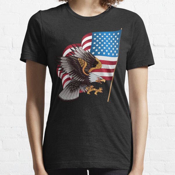 Eagle Flag USA Essential T-Shirt