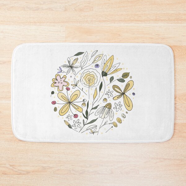 Item preview, Botany Flower Flora Circular Bouquet Pattern v5 designed and sold by scribblelife.