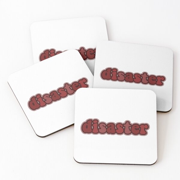 Item preview, disaster designed and sold by wordswithfonts.