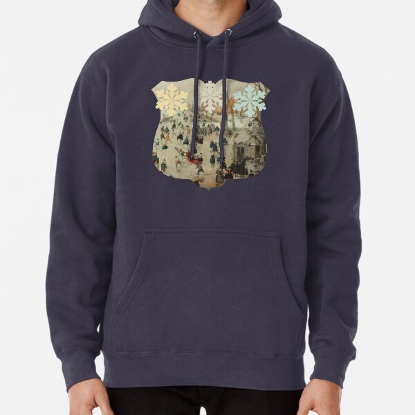 Holiday Ice Skating Rijks Museum Collection Pullover Hoodie