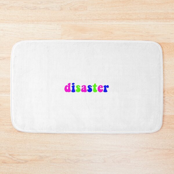 Item preview, disaster designed and sold by wordswithfonts.