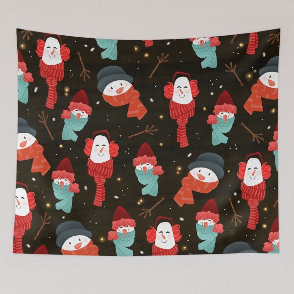 Item preview, Frozen Snowmen Pattern designed and sold by Gwendolyn Gettelfinger.