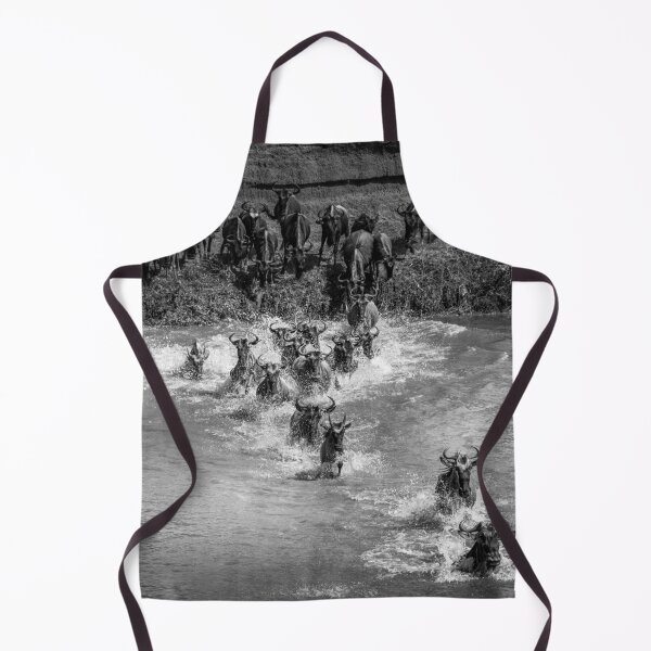 Item preview, Wildebeest Crossing the Mara River, Tanzania designed and sold by hwagemaker48.