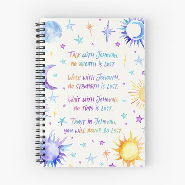Item preview, TRUST IN JEHOVAH (YOU WILL NEVER BE LOST) designed and sold by Paper Bee Gift Shop.
