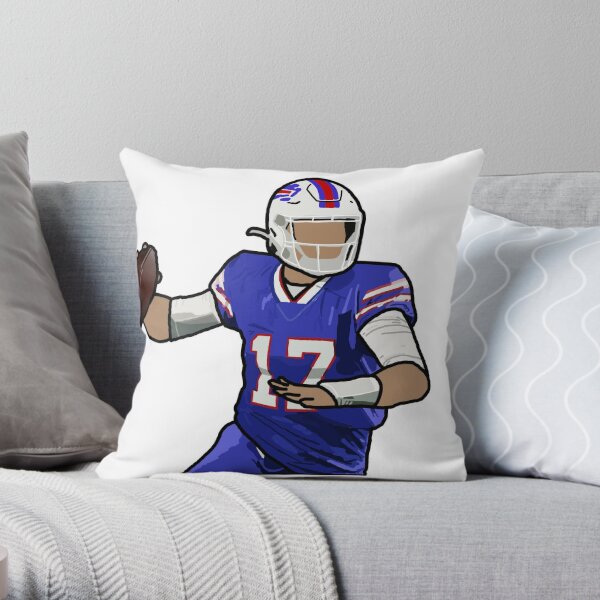 Josh Allen Drawing | Throw Pillow