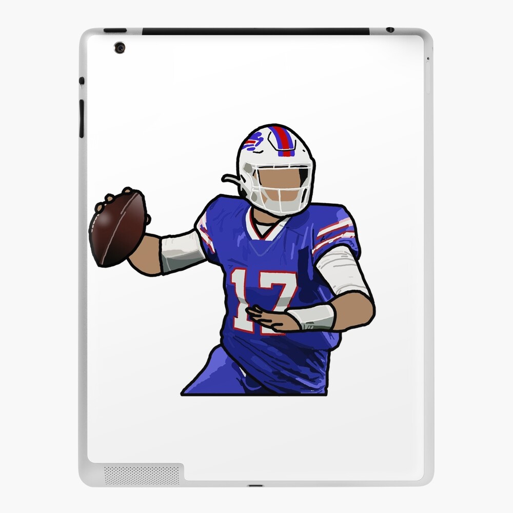 Josh Allen, Buffalo Bills, Duff's Chicken Wings Sticker | iPad Case & Skin