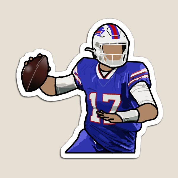 Josh allen Buffalo bills, cartoon faceless | A-Line Dress