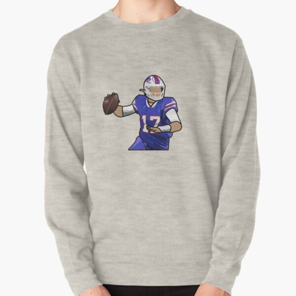 Ctwpod Josh Allen Buffalo Bills Potato Drawing Long Sleeve T-Shirt