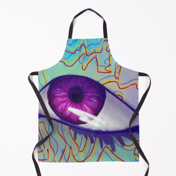 Item preview, Purple glossy eye with RBG background  designed and sold by Charlie Harmony.