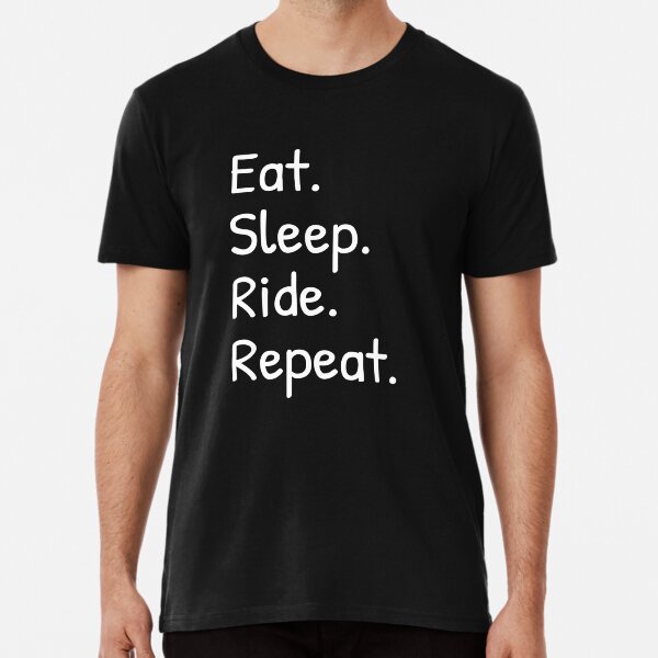 Item preview, Eat Sleep Ride Repeat Funny  designed and sold by Islanr.