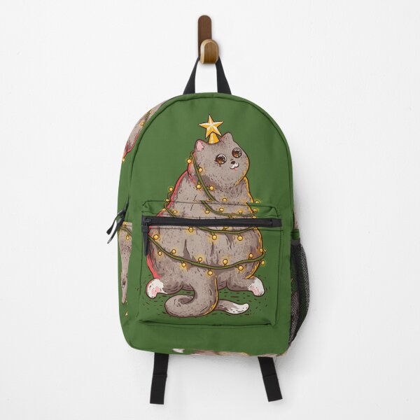 Item preview, Merry Catmas - Funny Chonky Cat dressed as a Chritmas Tree | New Year 2021 | Chonk, Chonker, Chonkster, Fat cat butt. GREEN designed and sold by Any Color Designs.