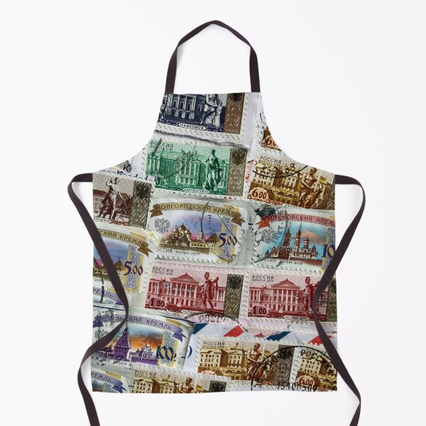 Item preview, Russian Stamps Collage designed and sold by EdenLiving.