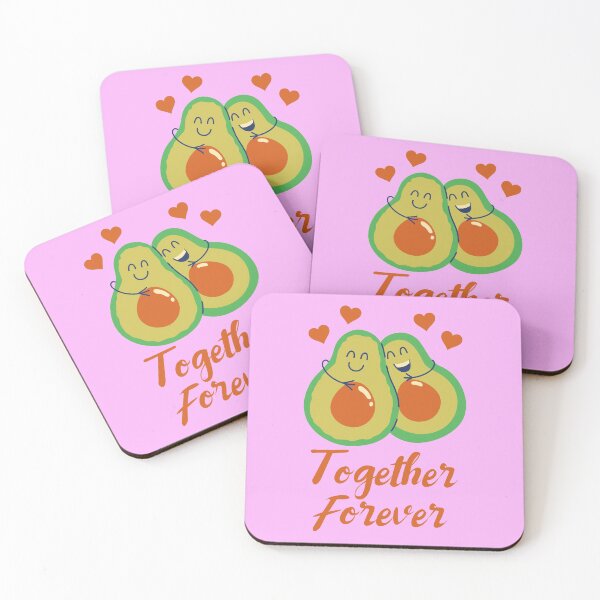Item preview, Together forever cute avocados designed and sold by Piztees.