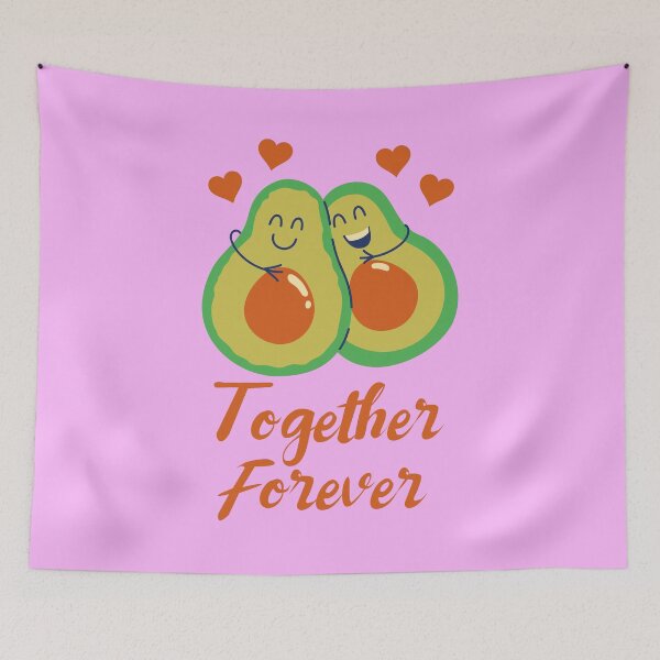 Item preview, Together forever cute avocados designed and sold by Piztees.
