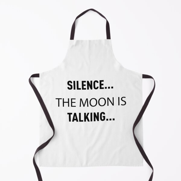 Item preview, Silence... The Moon Is Talking (Black - White BG) designed and sold by FilipeFerreira.