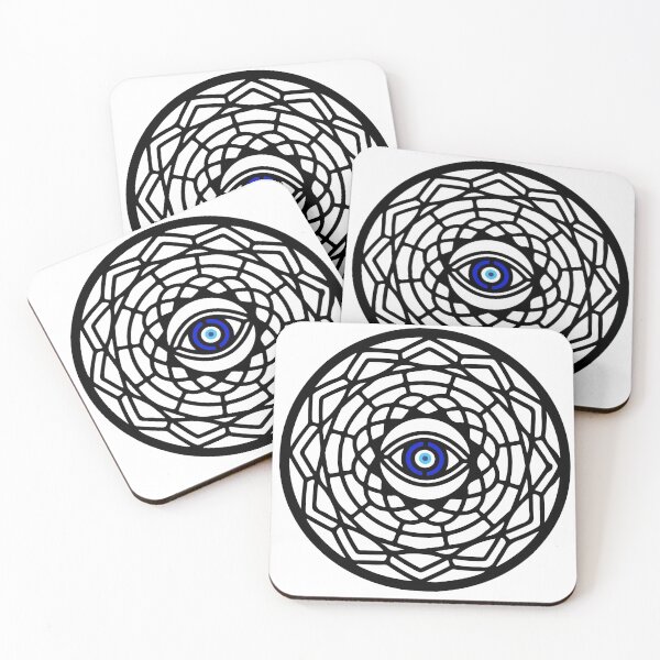Item preview, Mandala Chakra Evil Eye Fractal Geometry designed and sold by Rustic Valley Studio.