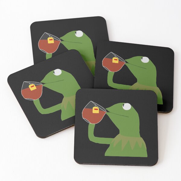 Item preview, Kermit the Frog Sipping Tea designed and sold by Kaitlyn Hart.