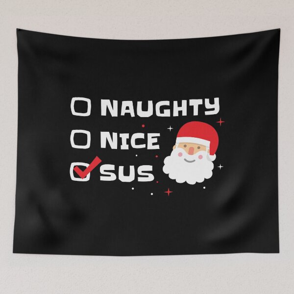 Item preview, Nice Naughty SUS Christmas 2020  designed and sold by arrowroses.
