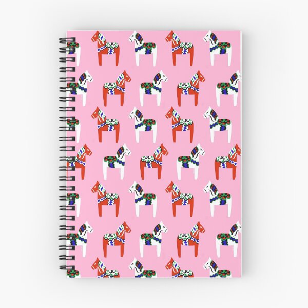 Item preview, Dala Horses (Pink) designed and sold by A Mere Design.