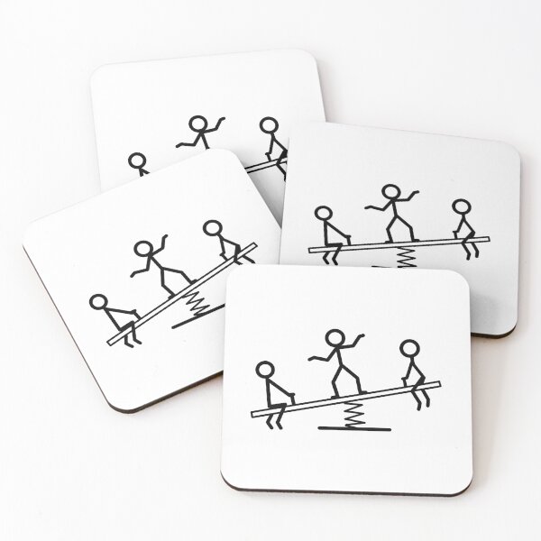 Item preview, Stickman / Seesaw Fun designed and sold by LotusCreations.