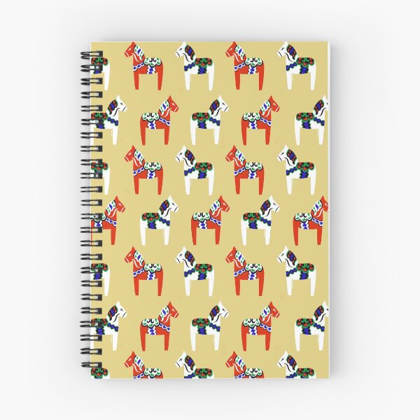 Item preview, Dala Horses (Yellow) designed and sold by A Mere Design.