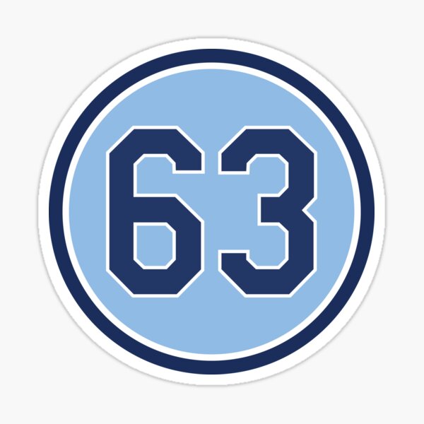 Kevin Kiermaier #39 Jersey Number Sticker for Sale by StickBall