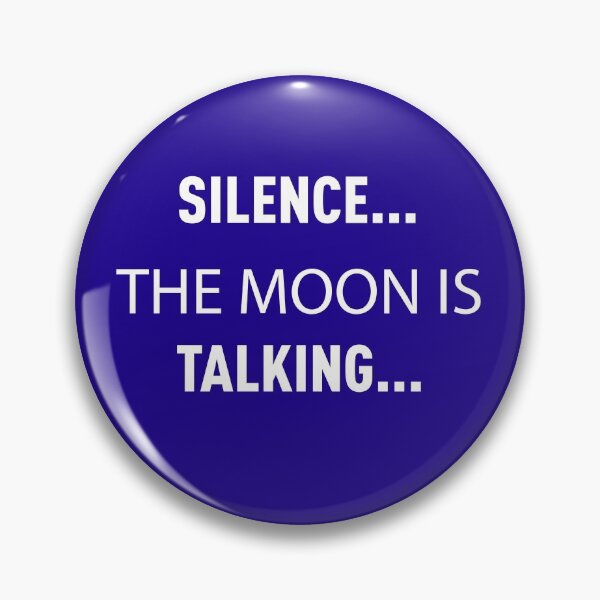 Item preview, Silence... The Moon Is Talking (Dark Blue) designed and sold by FilipeFerreira.
