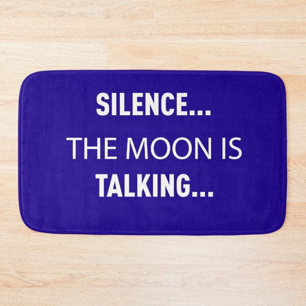 Item preview, Silence... The Moon Is Talking (Dark Blue) designed and sold by FilipeFerreira.