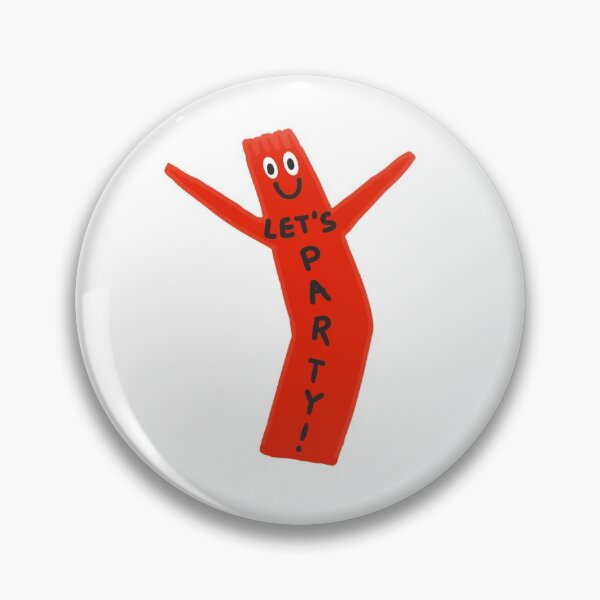 Item preview, CAR INFLATABLE GUY - LET’S PARTY! (RED) designed and sold by beccaamac.