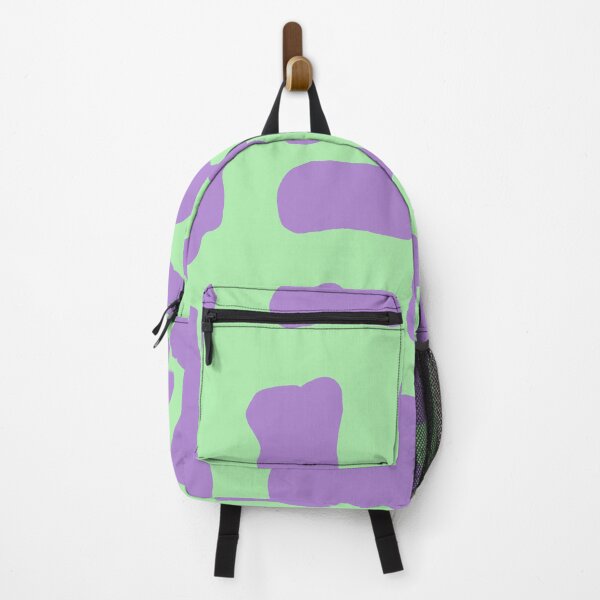 Item preview, purple and green cow print designed and sold by Ren Speiser.
