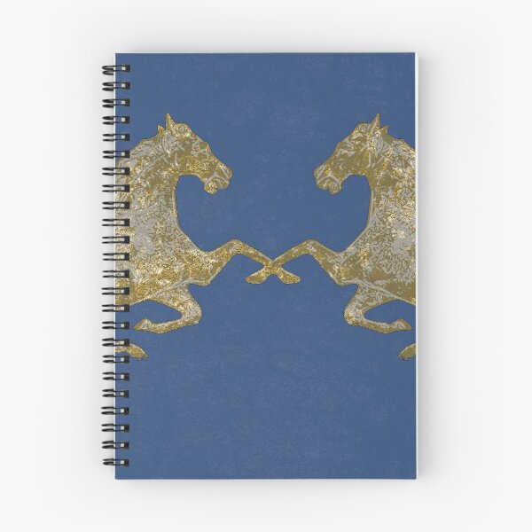 Item preview, Caballos dorados con pezuñas cruzadas designed and sold by DeAnna Hickman.