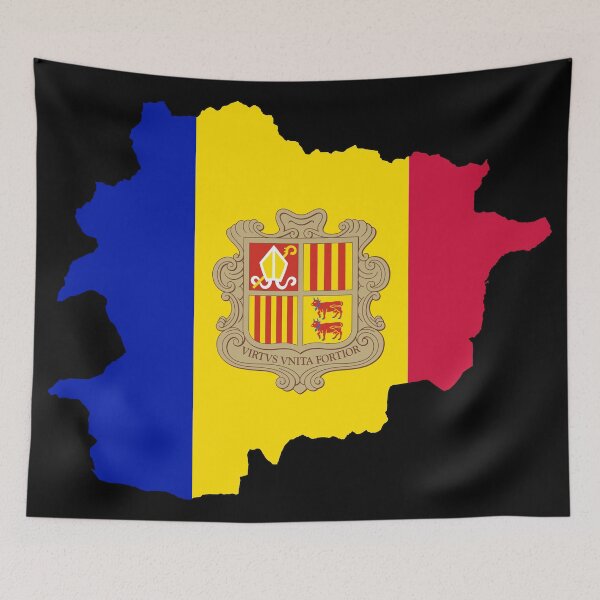 Item preview, Andora Map Flag designed and sold by spazoto.