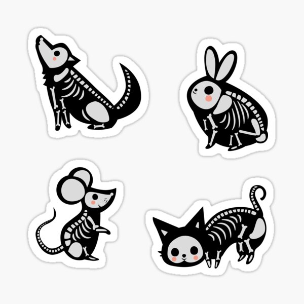 Item preview, Skeleton Creatures Pack of 4 designed and sold by Trickyy90.