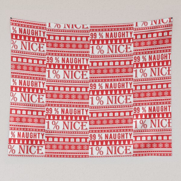 Item preview, 99 Percent Naughty 1 Percent Nice | Ugly Sweater Style designed and sold by GravitiTees.