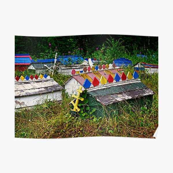 "Eklutna Historical Park Spirit Houses 5" Poster for Sale by alex4444 Redbubble