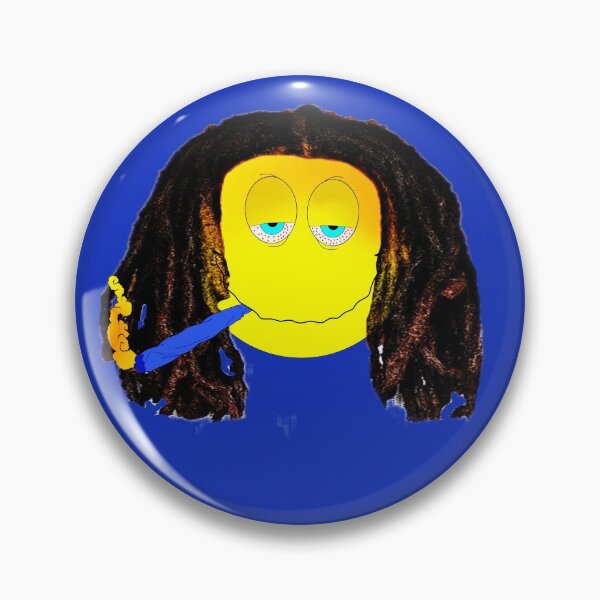 Item preview, Rasta Smoking a Spliff - Smiling Emoji, Design  designed and sold by bobla25.