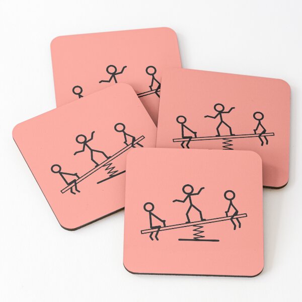 Item preview, Stickman / Seesaw Fun designed and sold by LotusCreations.