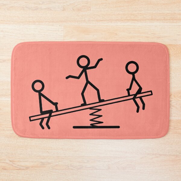 Item preview, Stickman / Seesaw Fun designed and sold by LotusCreations.