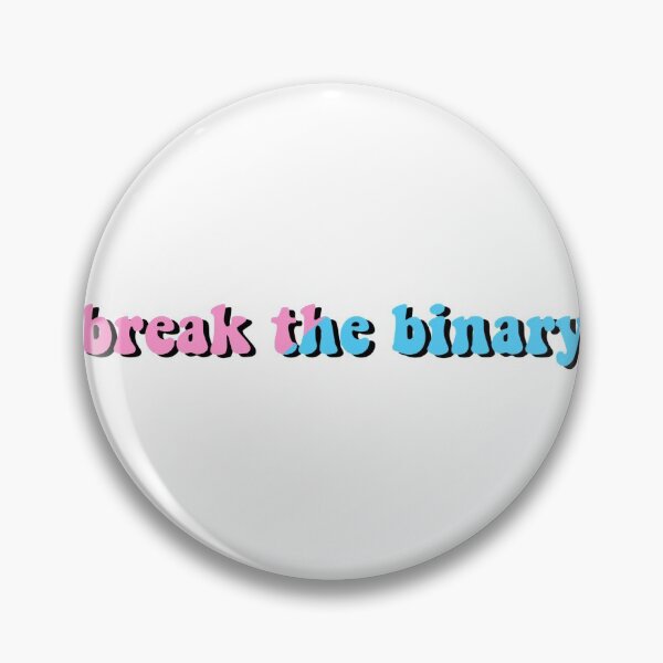 Item preview, break the binary designed and sold by wordswithfonts.