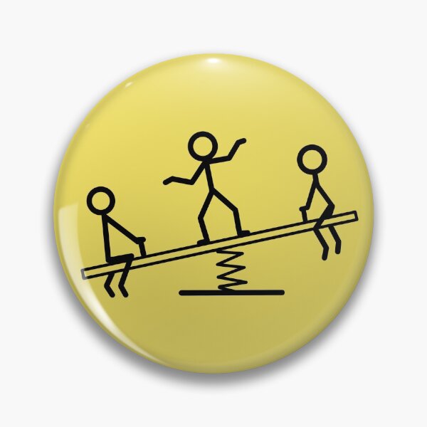 Item preview, Stickman / Seesaw Fun designed and sold by LotusCreations.