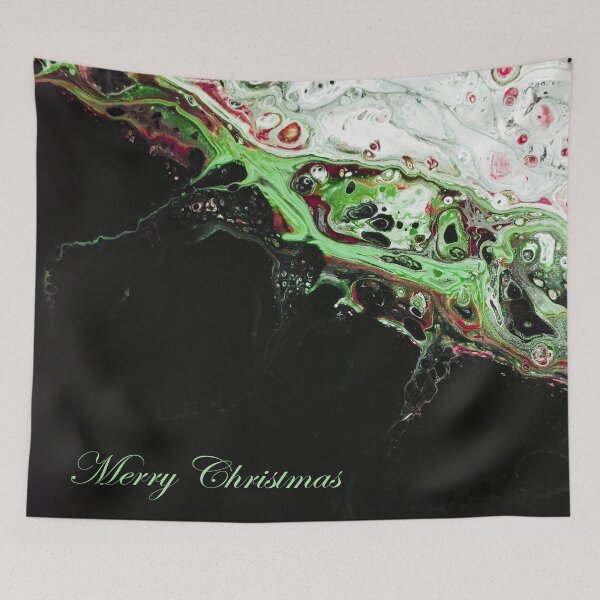 Item preview, Merry Christmas Red and green marble  designed and sold by Jennykies.