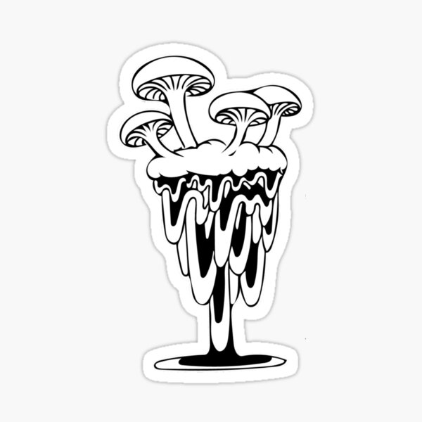 Mushroom Melt 1 Sticker