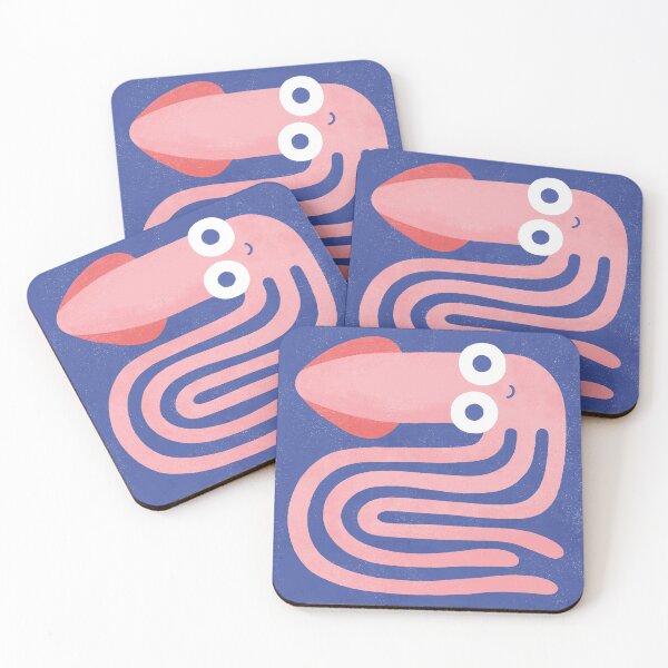 Item preview, Squid • Block Animal • Taryn Johnson • tarynosaurus designed and sold by tarynjohnson.