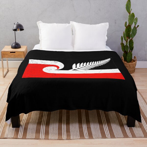 Item preview, Maori Flag Silver Fern New Zealand Lover Gift Idea designed and sold by vicoli-shirts.