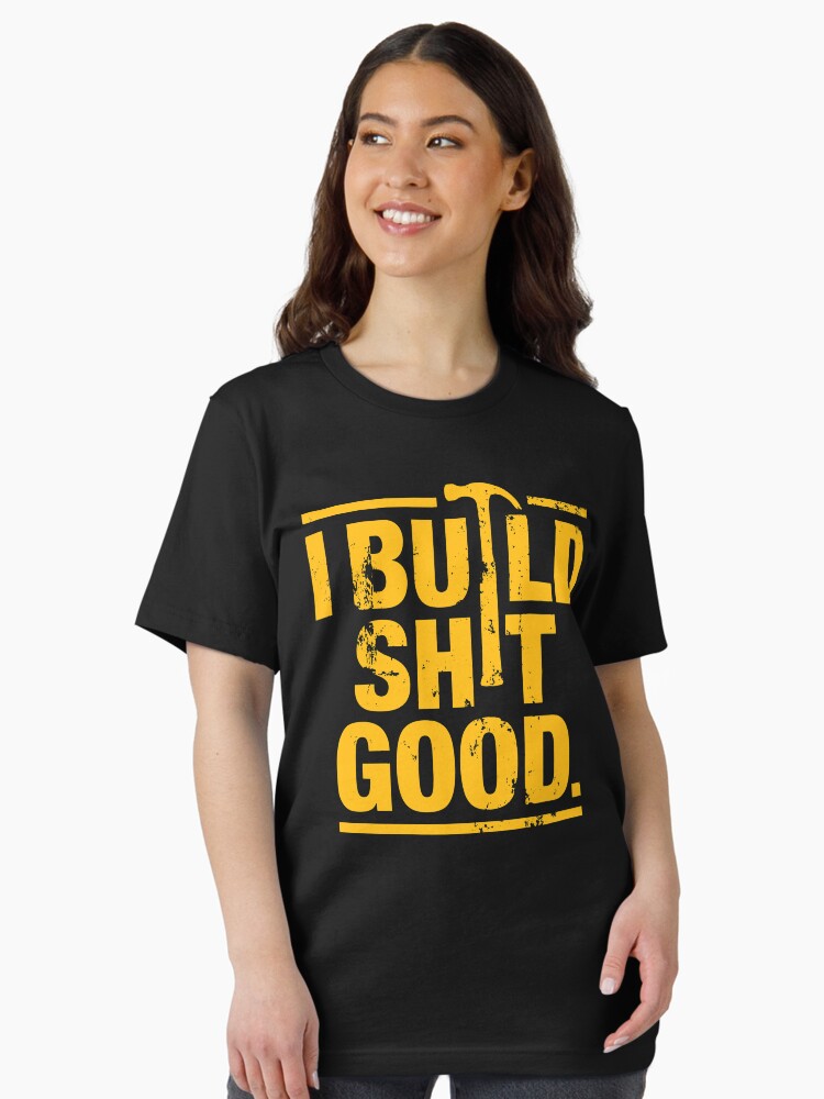 Thumbnail 2 of 7, Essential T-Shirt, I build shit good designed and sold by squidgun.