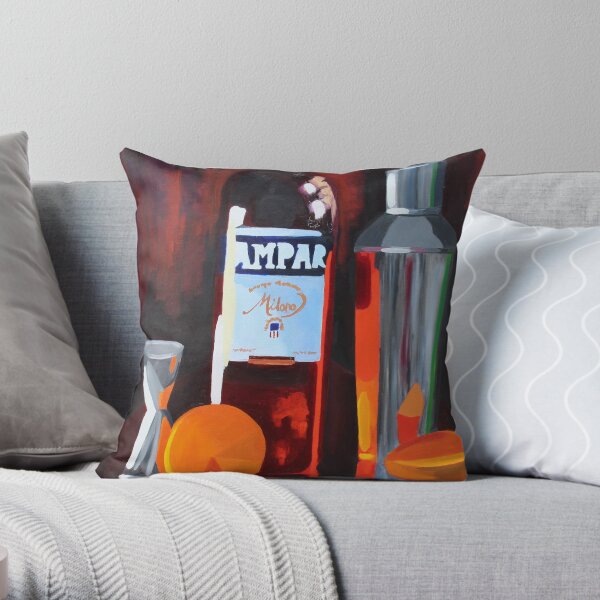 Campari Throw Pillow