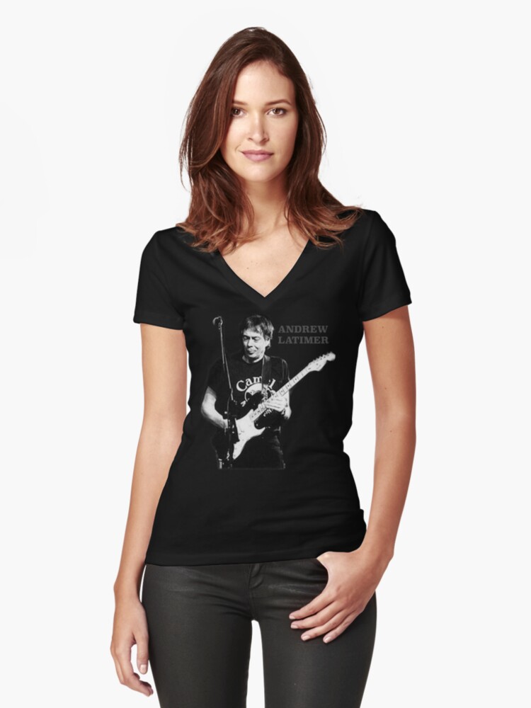 "Andrew Latimer The Camel Band TShirt" Women's Fitted VNeck TShirt