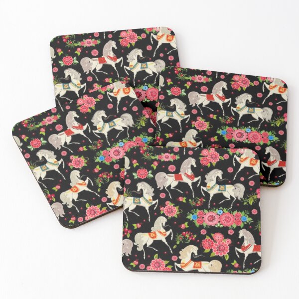 Item preview, Horses and Flowers designed and sold by BhARTi Taylor.